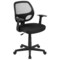 Emma and Oliver Mid-Back Mesh Swivel Ergonomic Task Office Chair - Arms
